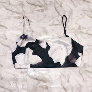 AKIRA Satin Crop Top